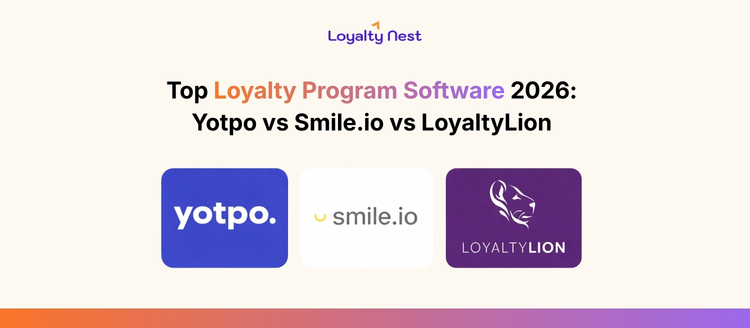 Top Loyalty Program Software 2026: Yotpo vs Smile.io vs LoyaltyLion